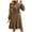 style-03 Brown, variant on Fall Maternity Dress Womens Long Sleeve Fall Dresses Crew Neck Babydoll Casual Winter Dress 2025 (Brown,S)