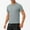 Gray, variant on Men Nylon Short Sleeve Round Neck Quick Dry Sports Mens T Shirts Gray XL