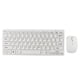 thumbnail image 4 of Para Hk-03 2.4G Mini Teclado Inalámbrico Y Juego De Mouse Óptico Para Computadora Portátil De Escritorio Smart Tv White Monstrate EL006468-00, 4 of 6