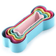 thumbnail image 1 of Cortadores de galletas caseros con forma de golosinas para perros, cortadores de acero de varios tamaños aptos para alimentos con PVC ecológico para un uso resistente y duradero en su cocina, las, 1 of 4