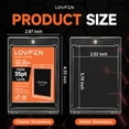 thumbnail image 3 of LOVFEN 25ct Magnetic Card Holder for Trading Cards, 35pt One Touch Card Holder, Card Protectors Hard Plastic, Magnetic Card Case for Sports Card, Baseball Card Holders, Display Case for Standard Car, 3 of 6