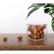 thumbnail image 5 of 2 pieces of transparent acrylic plastic square storage box with lid, small plastic storage box, 2.2x2.2x2.2 inch square transparent container boxed ca, 5 of 5