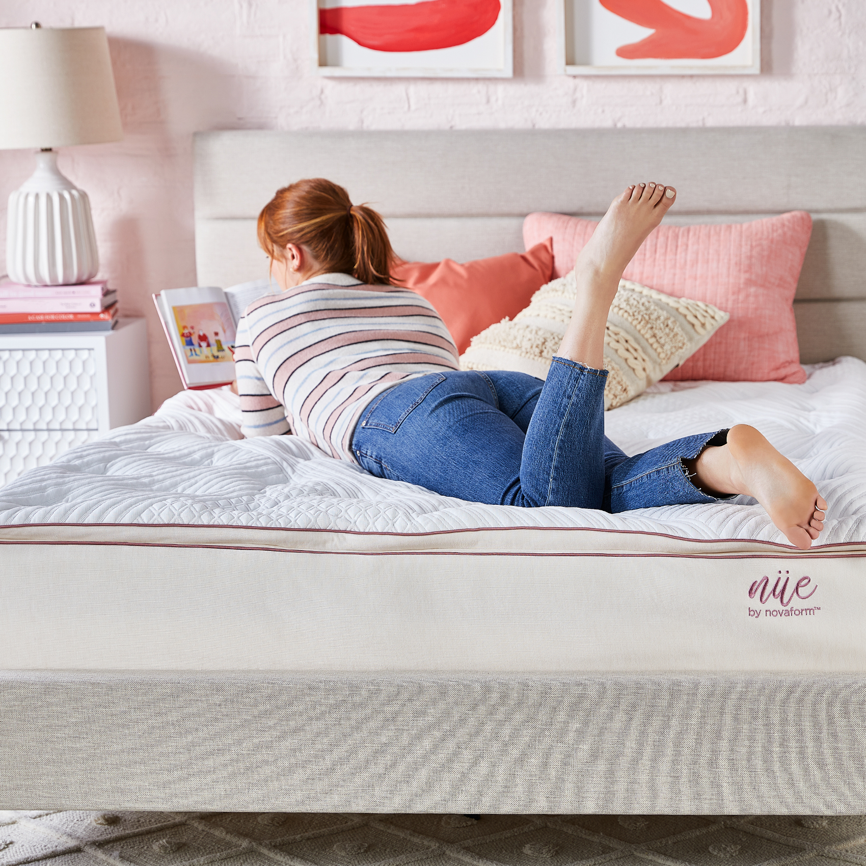 nue by Novaform Plush Pillowtop 12" Gel Memory Foam Mattress, California King