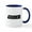 White/Navy Inside, variant on CafePress - G.I. Joe Logo Black - 11 oz Ceramic Mug - Novelty Coffee Tea Cup