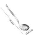 thumbnail image 3 of Home Kitchen Gadgets QTOCIO 304 Stainless Steel Soup Spoon Soup Strainer Large Soup Pot Spoon Strainer Household Kitchen Insulated and Heat Proof Spoon, 3 of 5