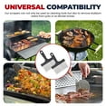 thumbnail image 4 of Sekonow 3 Pack Griddle Scraper, Stainless Steel Flat Top Grill Scraper with 5" Handle, Food Scraper Tool Kitchen for Griddle Accessories, Outdoor Barbecue Turner Tools, 4 of 7