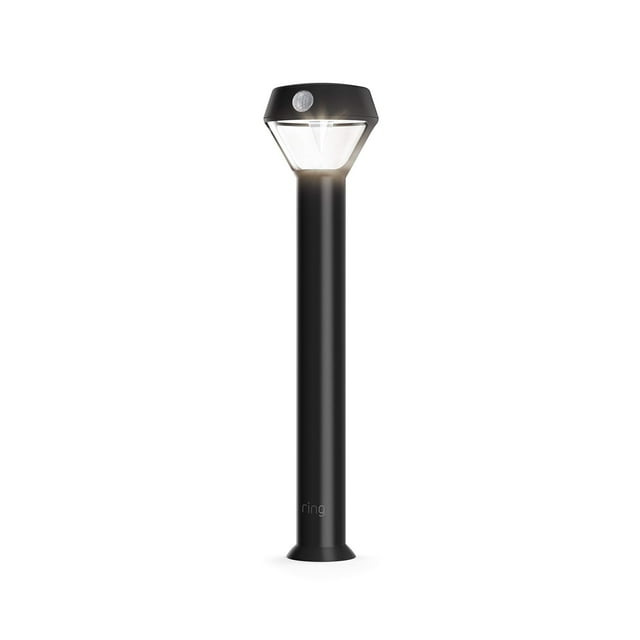 Solar Pathlight Ring con sensor de movimiento para exteriores, negro