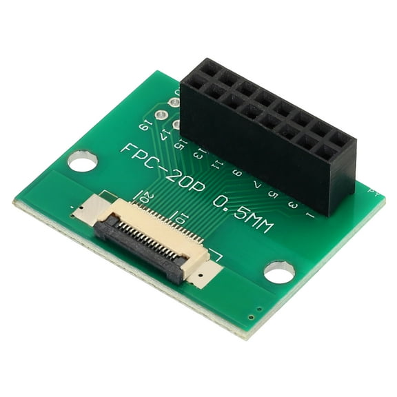 Uxcell FFC FPC Connector Board 16 Pin 0.5mm 2.54mm to 1.0mm 2.54mm TV PCB Converter Board