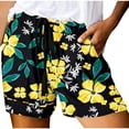 thumbnail image 1 of Birdeem Womens Fashion Printing Plus Size Rope Tie Shorts Yoga Sport Shorts, 1 of 6