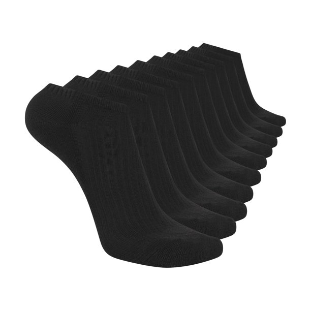 Calcetines Skechers Classic de corte bajo Half Terry para hombre, paquete de 10 unidades, ajuste cómodo y plantilla acolchada