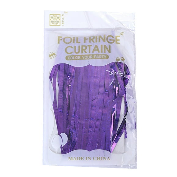 Rideaux en Feuille Scintillants pour Décoration de Fête en Plusieurs Couleurs Taille 1x2m pour une Installation Facile