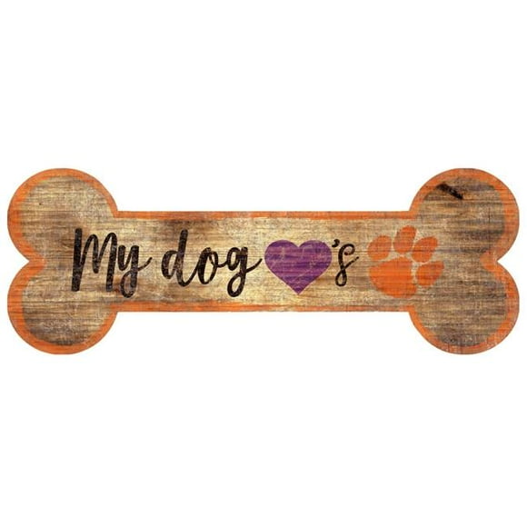 Clemson University Dog Bone Sign