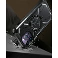 thumbnail image 3 of For Apple iPhone 14 Pro Max (6.7") MagSafe Compatible Circle Ring Magnetic Kickstand Hybrid Hard TPU Edge Protective Cover ,Xpm Phone Case [ Black ], 3 of 4