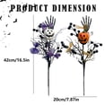 thumbnail image 3 of 1Pc Clearance Under $3 Artificial Halloween Pick Halloween Branch For Table, Plastic Black Stem With Eyeball (A), 3 of 7