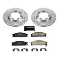 thumbnail image 3 of PowerStop Front Z23 Evolution Sport Carbon-Fiber Ceramic Brake Pad and Drilled & Slotted Rotor Kit Fits: NISSAN Select Models K4837, 3 of 10