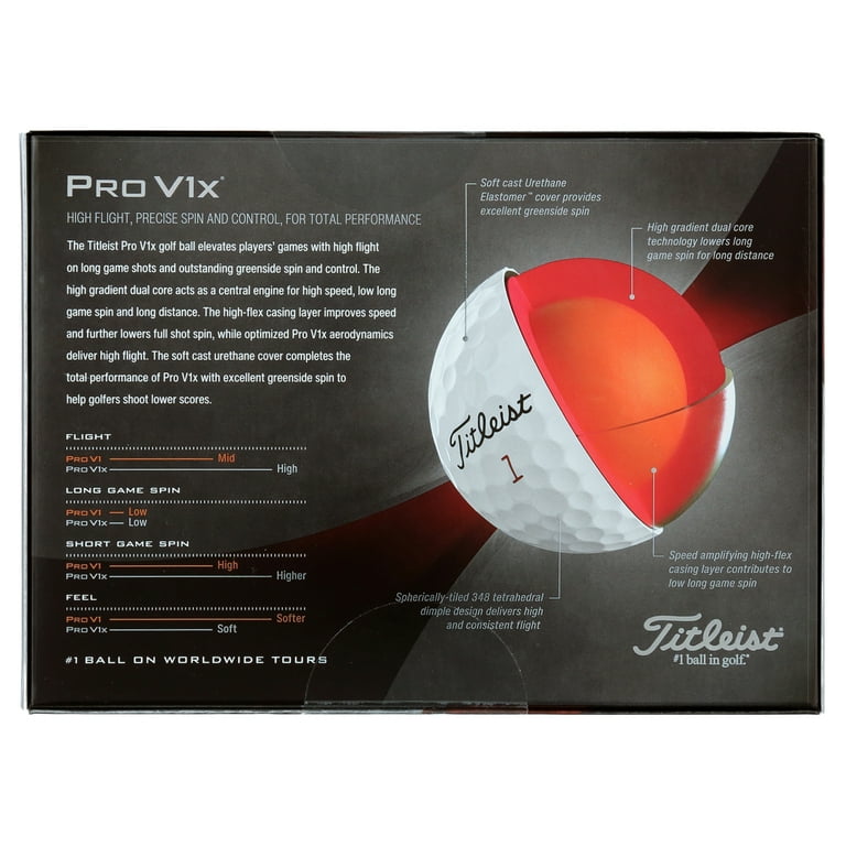 2023 Titleist Pro V1x White - Walmart.com