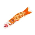 thumbnail image 3 of 35" Carp Wind Sock Orange Hanging Decor 90cm, 3 of 5