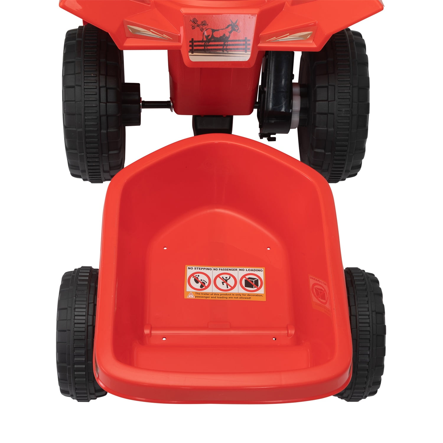 CIPACHO 6V Kids Ride-on ATV, 4 Wheels Battery-Powered Ride-On Toy for Children, Red CIPACHO 6V Kids Ride-on ATV, 4 Wheels Battery-Powered Ride-On Toy for Children, Red