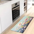 thumbnail image 6 of Wild Flower Kitchen Mat Soft and Absorbent Bath Mats for Bathroom Non Slip Quick Dry Shaggy Bath Carpet Machine Wash for Kitchen Bathroom Shower 39x20 in Home Decor, 6 of 7