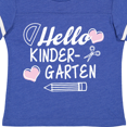 thumbnail image 4 of Inktastic Hello Kindergarten with Hearts and School Supplies Boys or Girls Toddler T-Shirt, 4 of 5