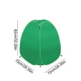thumbnail image 3 of Plant Covers Freeze Protection, Pop Up Winter Plant Tent Foldable Shrub Cover with Ground Stakes, Breathable Non Woven Reusable Frost Guard for Outdoor Garden Plants, 3 of 6