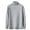 Gray, variant on SnZhen Knit Sweater for Men Concise Fashion Casual Solid Color High Collar Long Sleeve Mens Winter Pullover M Beige