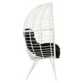 thumbnail image 3 of ACME Galzed Teardrop Patio Chair in Black and White, 3 of 6