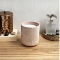 thumbnail image 4 of Hometrends 11oz Scented Soy Blend Pink Ceramic Candle, 4 of 4