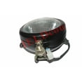 thumbnail image 3 of New Rear Black Plough Search Lamp Without Bulb Convex Glass 5.5", 3 of 3