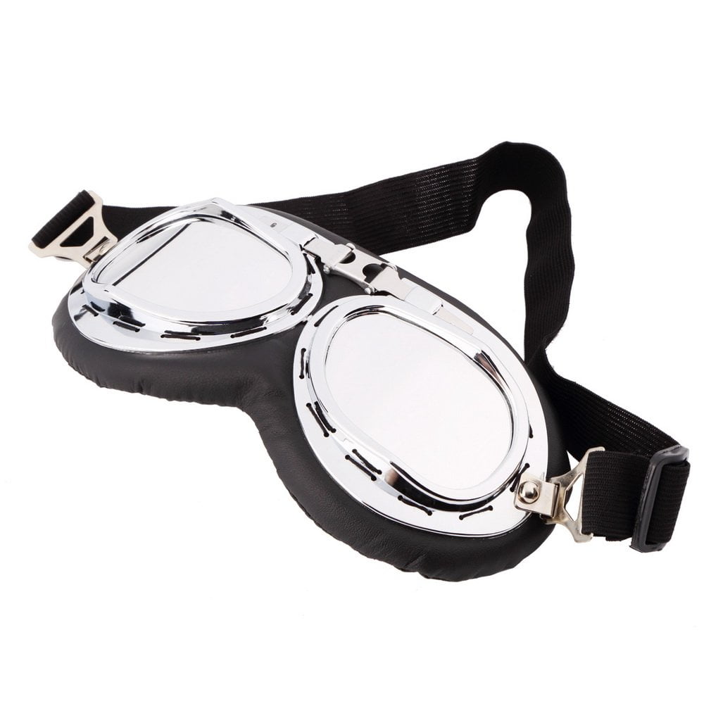 Motocross Scooter Vintage Protector Wind Goggles Glasses Eyewear Outdoor Sports 