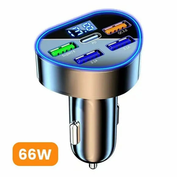 Chargeur de Voiture Super Rapide 66W Adaptateur & Câble pour Samsung A73 5G A53 A33 A23 A13