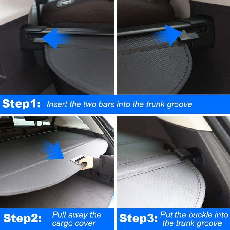 BOPARAUTO Cargo Cover For Jeep Grand Cherokee Accessories With Back Curtain 2011-2020 2021 Rear Trunk BOPARAUTO Cargo Cover For Jeep Grand Cherokee Accessories With Back Curtain 2011-2020 2021 Rear Trunk