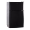 thumbnail image 1 of Commercial Cool Compact Portable 2-Door Refrigerator/Freezer (Black), 1 of 4