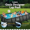thumbnail image 5 of Funsicle 13 Ft Oasis Designer Lap Above Ground Pool with Pump, Rectangular Frame, 5 of 7