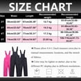 thumbnail image 3 of HCNTES Boys Girls Winter Snowsuit Children's Insulated Bib Overalls with Adjustable Straps for Ski Activities(A-Pink,3T), 3 of 4