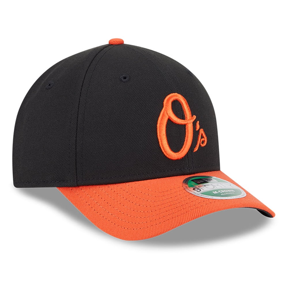 Men's New Era  Black Baltimore Orioles Player Replica 9FORTY Adjustable Hat