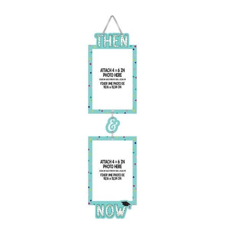 Graduation  Yay Grad!  Then and Now Dangling Photo Hanging Decoration (1ct) price history on PriceWatchPro