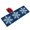Blue, variant on White Intricate Snowflake Washable Area Rug 3 x 5 ft Vintage Christmas Ice Crystals Blue Soft Non‑Slip Rugs Stain Repellent Indoor Mats for Entry Foyer, Apartment Living Corner Dining Nook