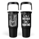 thumbnail image 1 of Vaso para beber SANDJEST, vaso aislante de acero inoxidable de 30 oz, 1 of 6
