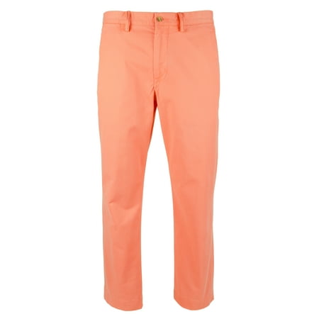 Men's Stretch Straight Fit Cotton Twill Chino Pants-O-34Wx30L