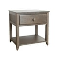 thumbnail image 3 of Max & Lily Nightstand with Storage Drawer, Small Solid Wood Bedside, Side Tables for Bedroom, 3 of 9