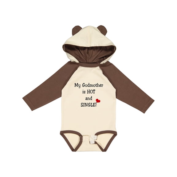 Inktastic Single Godmother Boys or Girls Long Sleeve Baby Bodysuit