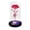 Pink, variant on CaiTeLin Glass Dome with Gold Foil Rose Ornament, Creative Decoration for Women's Day, Valentine's Day and Birthday Gifts, Home Table Centerpiece for Bedroom, Living Room, Party, Event