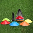 thumbnail image 1 of 50 conos de fútbol, ​​accesorios deportivos para adultos con bolsa de almacenamiento, juegos, práctica, actividades al aire libre, fútbol, ​​resistent, 1 of 8