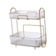 thumbnail image 5 of Caja de almacenamiento para artículos diversos de escritorio, organizador de baño, contenedor, bandeja de almacenamiento para dormitorio Claro, 5 of 9
