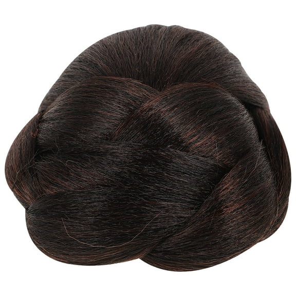 Worgeous Synthetic Fiber Hair Extension Chignon Jaw Clip Bun Wig Hairpiece for Bridal Girls