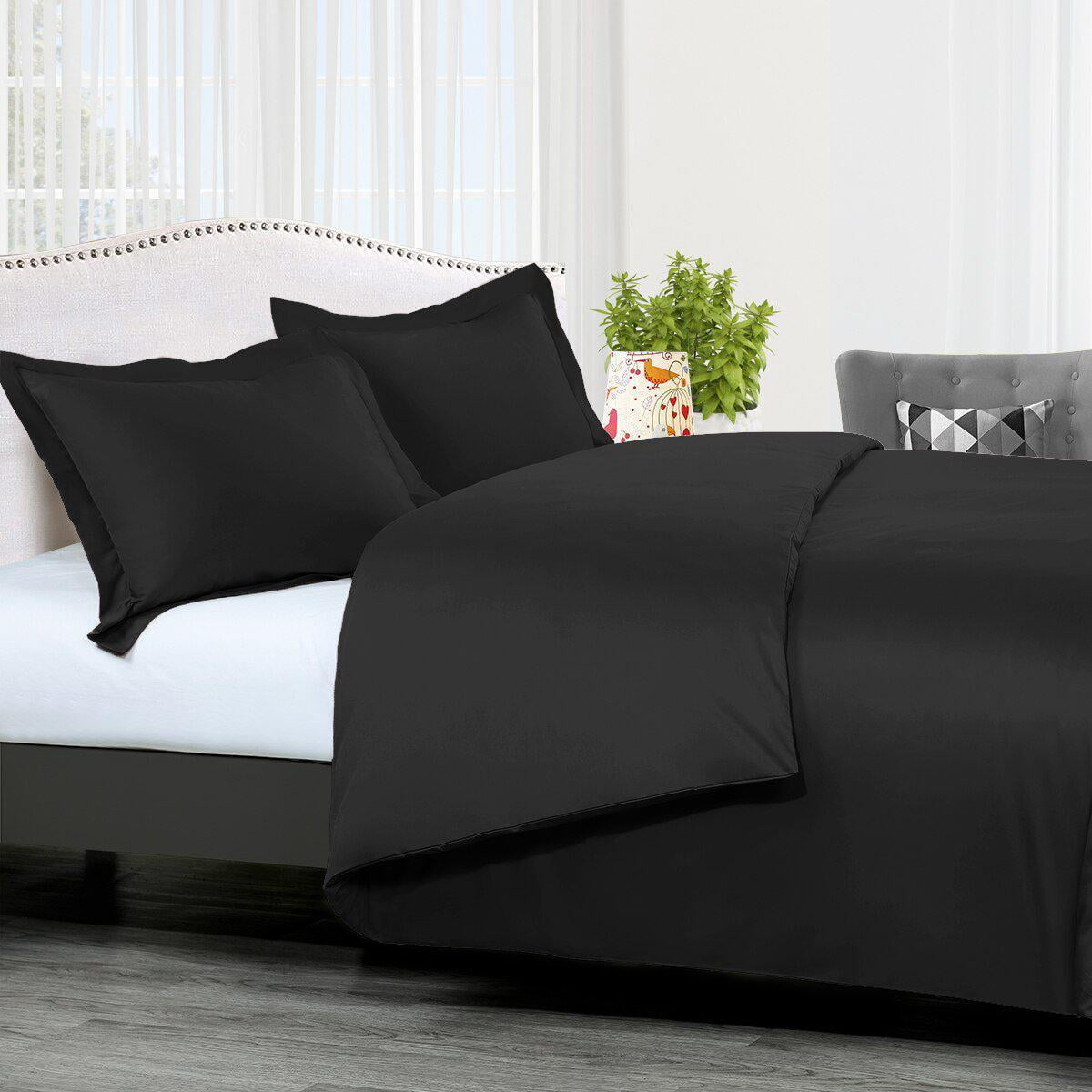 Meridian Reversible 3-PC 300 Thread Count 100% Combed Cotton Duvet Cover Set 