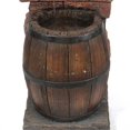 thumbnail image 4 of LuxenHome Fontaine Extérieure Éclairée en Résine Bouteille de Vin et Baril, 4 of 4