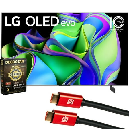 LG 48 Inch Class OLED evo C4 Series Smart TV 4K Processor (2024)