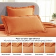 thumbnail image 3 of Superior Fleur De Lis Cotton Decorative Bedspread and Sham Set, King, Mandarin, 3 of 8